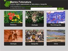 Tablet Screenshot of barresfotonatura.com